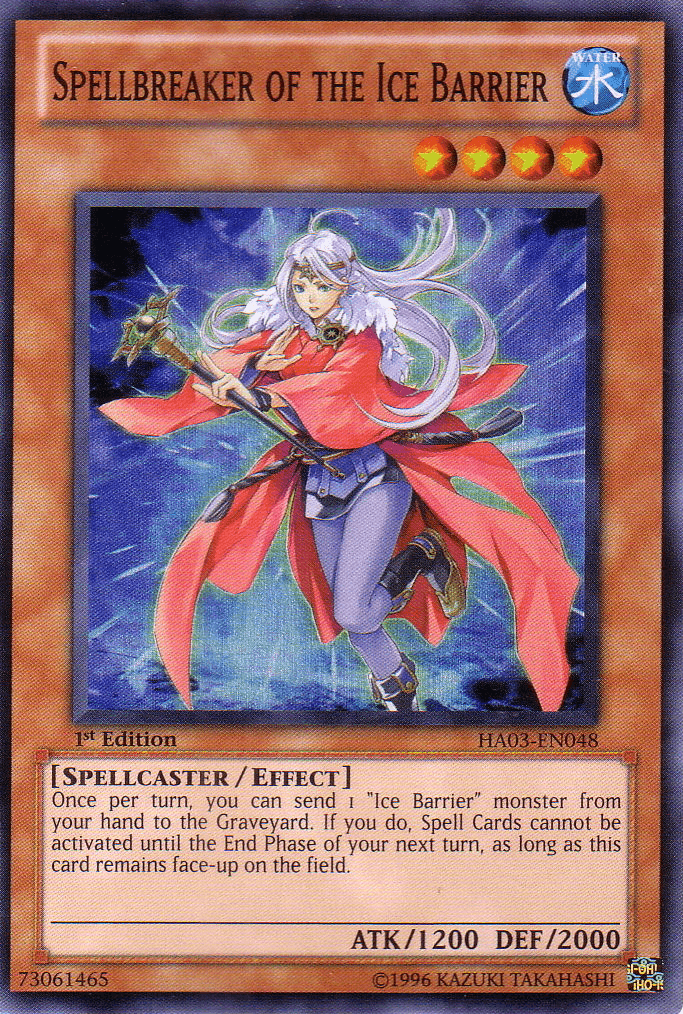 Spellbreaker of the Ice Barrier [HA03-EN048] Super Rare - Josh's Cards