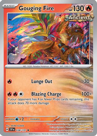 Gouging Fire 038/191 - Deck Exclusives