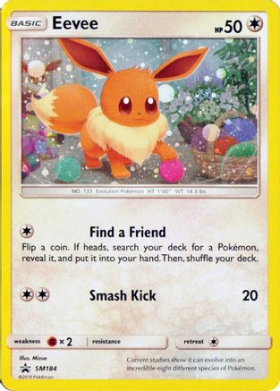 Eevee (Cosmos Holo) SM184 - SM Promos Holofoil