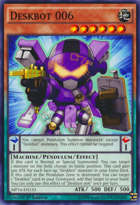 Deskbot 006 [MP16-EN133] Common - Josh's Cards