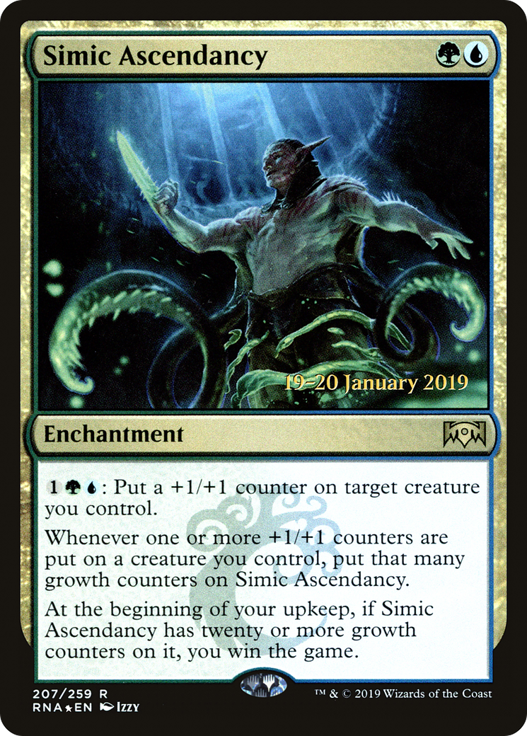 Simic Ascendancy (PRE-207S) - Ravnica Allegiance Promos Foil