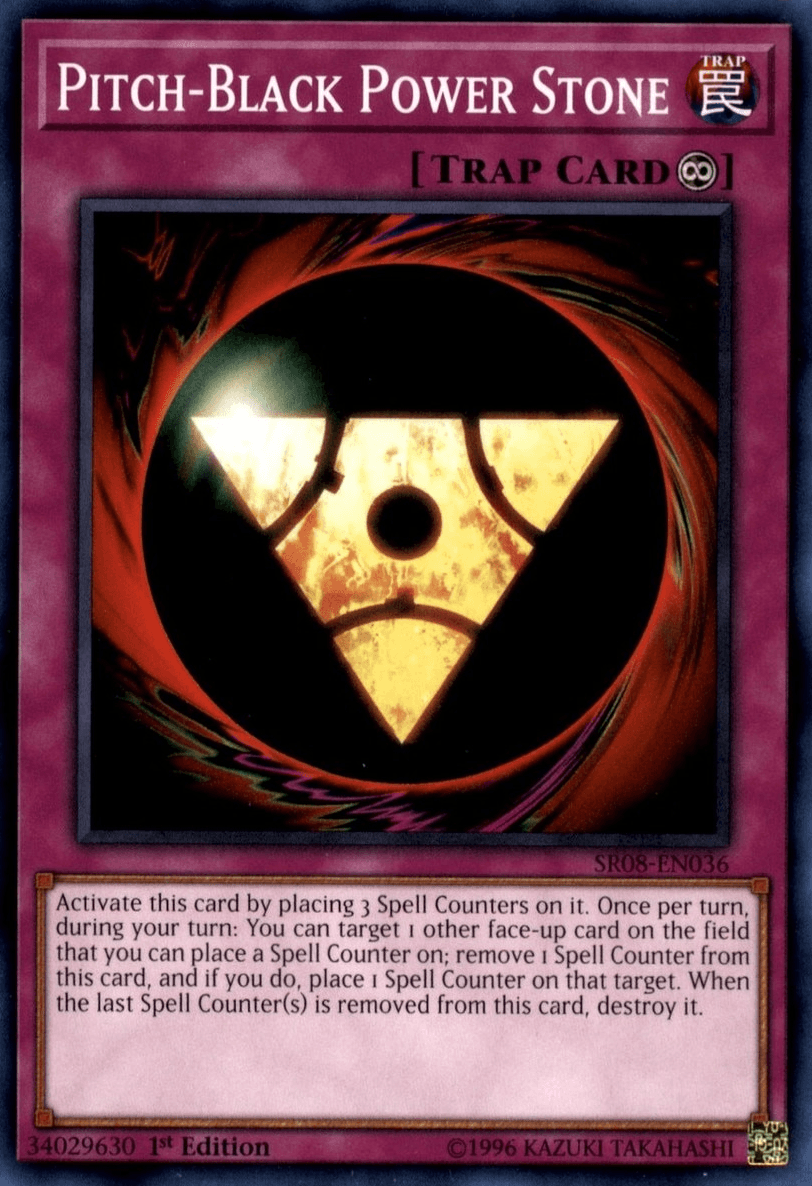 Pitch-Black Power Stone [SR08-EN036] Common - Josh's Cards