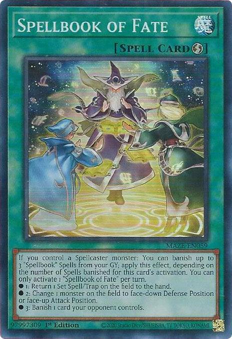 Spellbook of Fate [MAZE-EN059] Super Rare - Josh's Cards