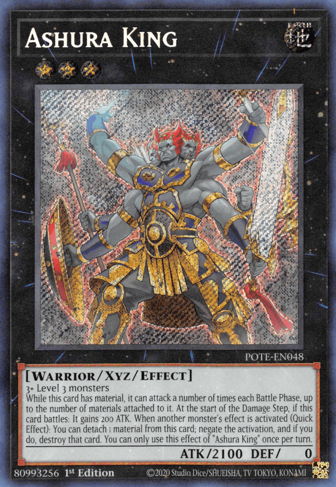 Ashura King [POTE-EN048] Secret Rare - Josh's Cards