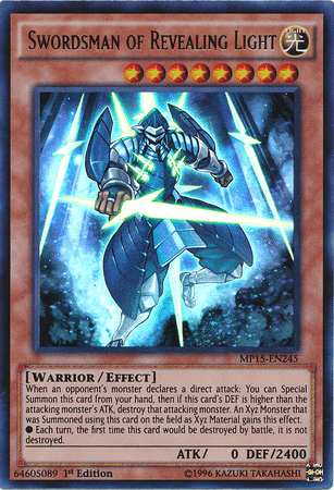 Swordsman of Revealing Light [MP15-EN245] Ultra Rare - Josh's Cards