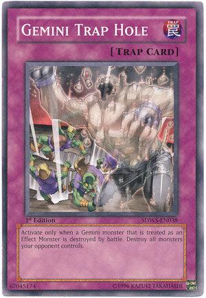Gemini Trap Hole [SDWS-EN038] Common - Josh's Cards