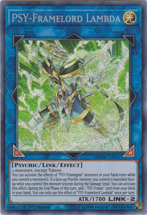 PSY-Framelord Lambda [BLHR-EN051] Secret Rare - Josh's Cards