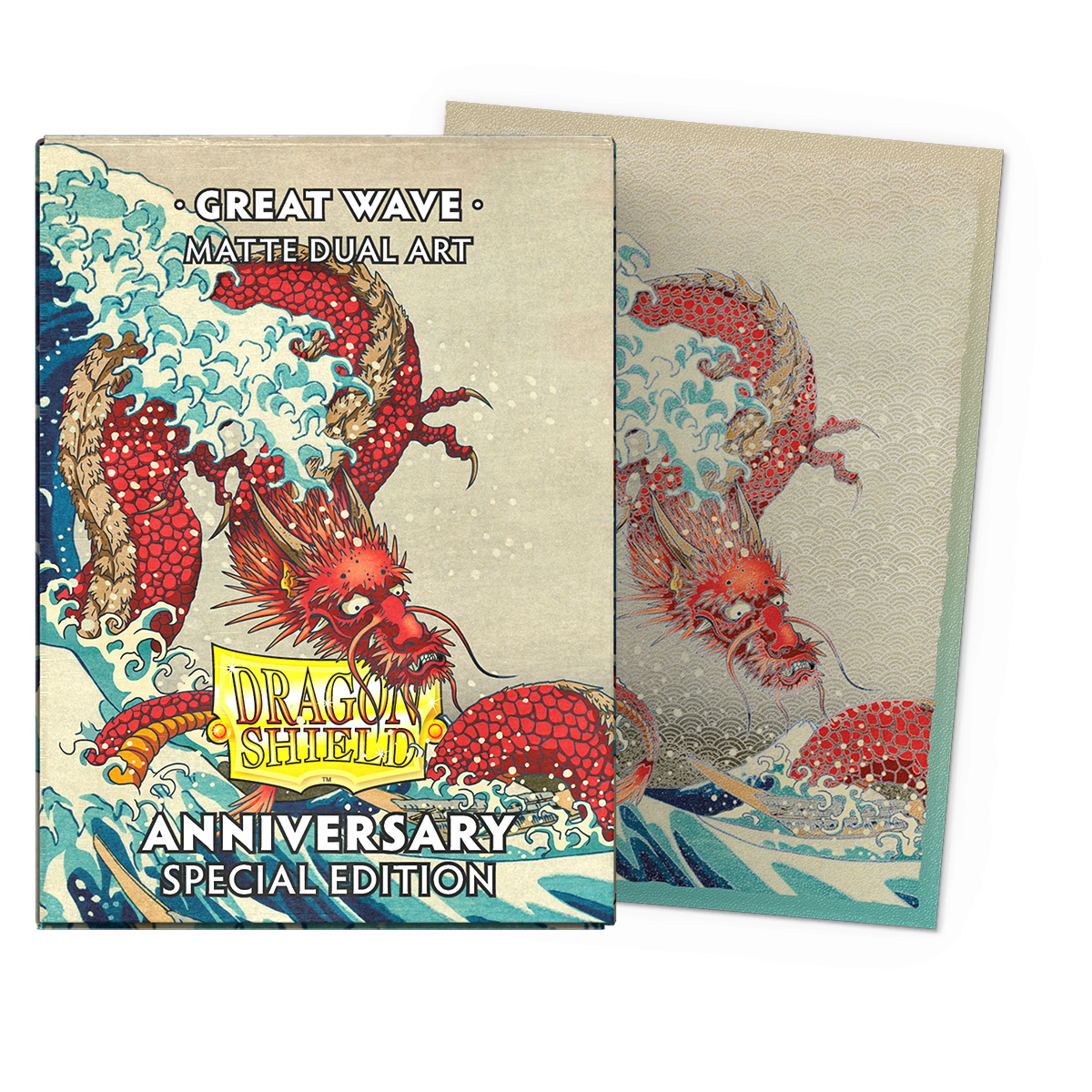 Dragon Shield: Standard 100ct Art Sleeves - Great Wave (Anniversary Special Edition)