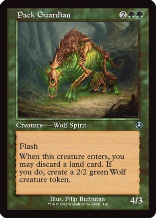 Pack Guardian (Retro Frame) (INR-416) - Innistrad Remastered Foil