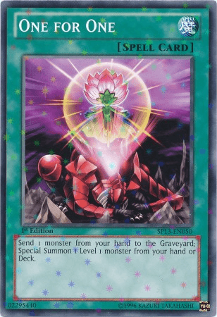 One for One [SP13-EN050] Starfoil Rare - Josh's Cards