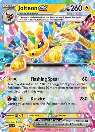 Jolteon ex 030/131 - SV Prismatic Evolutions Holofoil
