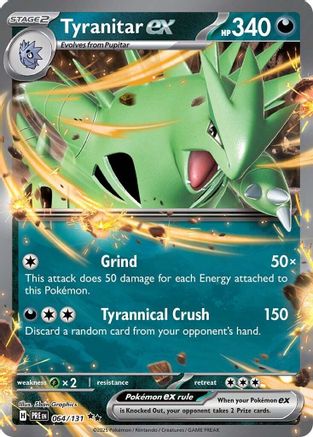 Tyranitar ex 064/131 - SV Prismatic Evolutions Holofoil