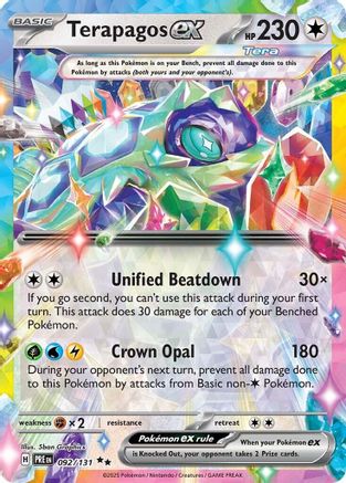 Terapagos ex 092/131 - SV Prismatic Evolutions Holofoil