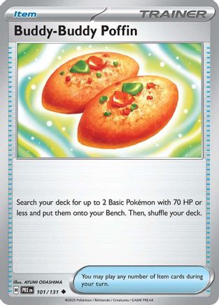Buddy-Buddy Poffin 101/131 - SV Prismatic Evolutions Reverse Holofoil