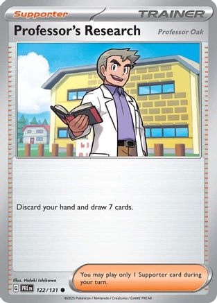 Professor's Research [Professor Oak] 122/131 - SV Prismatic Evolutions Reverse Holofoil