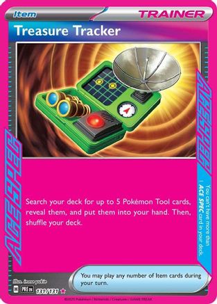 Treasure Tracker 131/131 - SV Prismatic Evolutions Holofoil