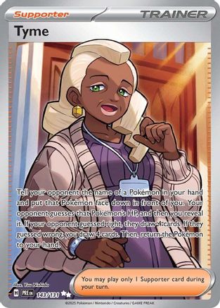 Tyme 143/131 - SV Prismatic Evolutions Holofoil