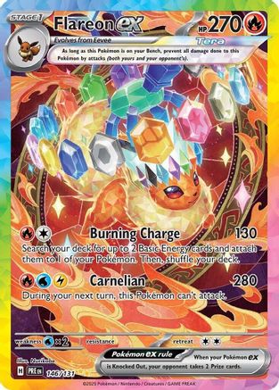 Flareon ex 146/131 - SV Prismatic Evolutions Holofoil