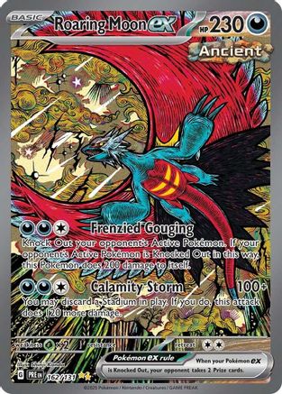 Roaring Moon ex 162/131 - SV Prismatic Evolutions Holofoil