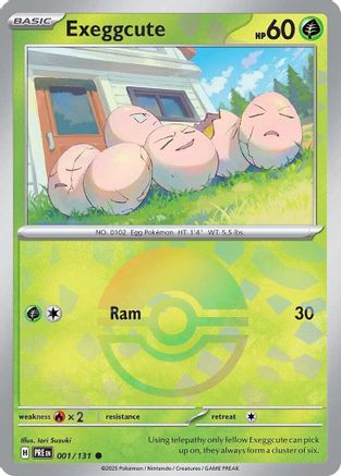 Exeggcute (Poke Ball Pattern) 001/131 - SV Prismatic Evolutions Holofoil