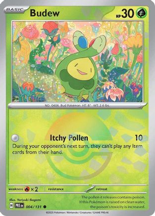 Budew (Poke Ball Pattern) 004/131 - SV Prismatic Evolutions Holofoil