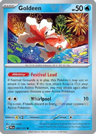 Goldeen (Poke Ball Pattern) 020/131 - SV Prismatic Evolutions Holofoil