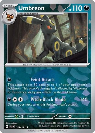 Umbreon (Poke Ball Pattern) 059/131 - SV Prismatic Evolutions Holofoil