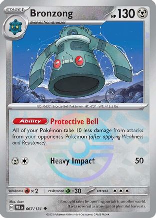 Bronzong (Poke Ball Pattern) 067/131 - SV Prismatic Evolutions Holofoil