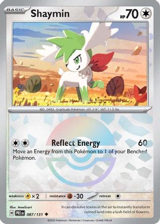 Shaymin (Poke Ball Pattern) 087/131 - SV Prismatic Evolutions Holofoil
