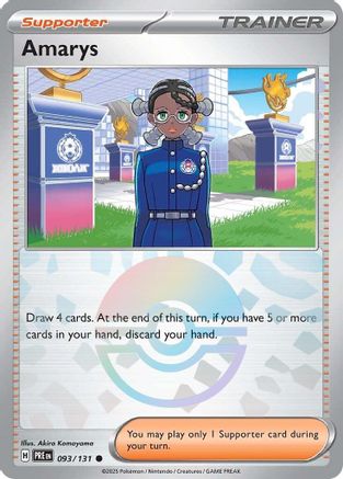 Amarys (Poke Ball Pattern) 093/131 - SV Prismatic Evolutions Holofoil