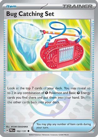 Bug Catching Set (Poke Ball Pattern) 102/131 - SV Prismatic Evolutions Holofoil