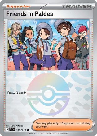 Friends in Paldea (Poke Ball Pattern) 109/131 - SV Prismatic Evolutions Holofoil