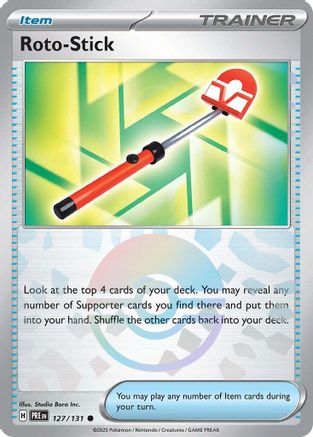 Roto-Stick (Poke Ball Pattern) 127/131 - SV Prismatic Evolutions Holofoil