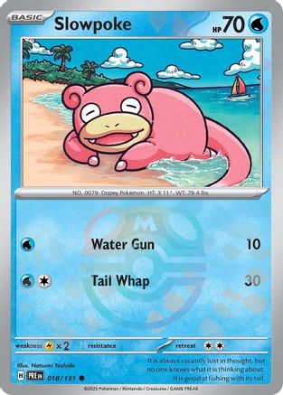 Slowpoke (Master Ball Pattern) 018/131 - SV Prismatic Evolutions Holofoil