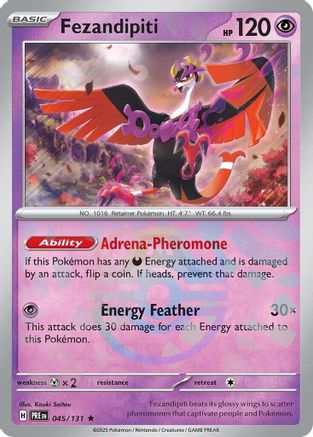Fezandipiti (Master Ball Pattern) 045/131 - SV Prismatic Evolutions Holofoil