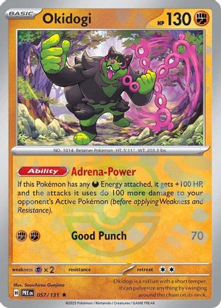 Okidogi (Master Ball Pattern) 057/131 - SV Prismatic Evolutions Holofoil