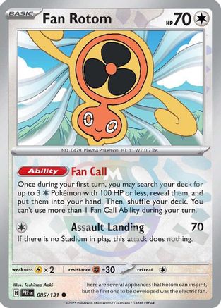 Fan Rotom (Master Ball Pattern) 085/131 - SV Prismatic Evolutions Holofoil