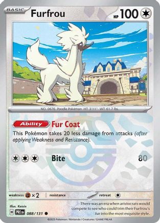 Furfrou (Master Ball Pattern) 088/131 - SV Prismatic Evolutions Holofoil
