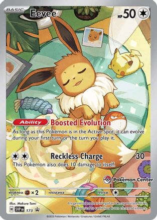 Eevee (Pokemon Center Exclusive) 173 - SV Scarlet & Violet Promo Cards Holofoil