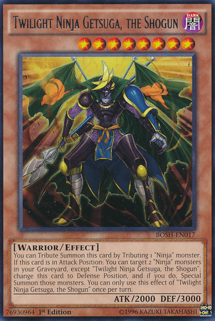 Twilight Ninja Getsuga, the Shogun [BOSH-EN017] Rare - Josh's Cards