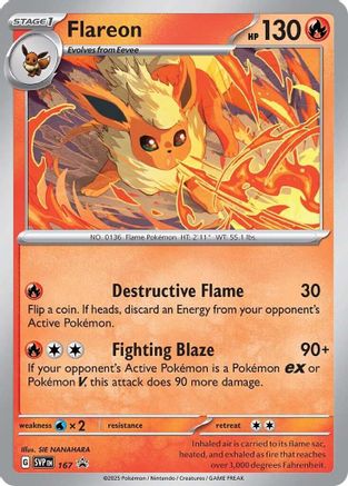 Flareon 167 - SV Scarlet & Violet Promo Cards Holofoil