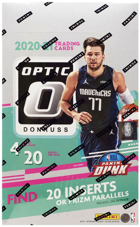 2020/21 Panini Donruss Optic Basketball 20-Pack Retail Box