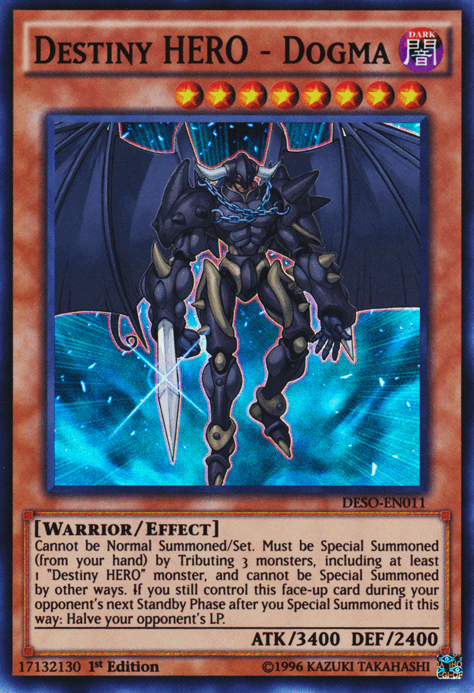 Destiny HERO - Dogma [DESO-EN011] Super Rare - Josh's Cards