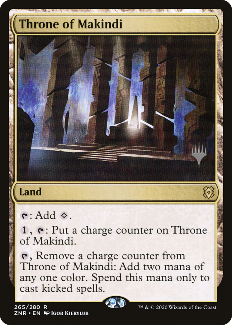 Throne of Makindi (PPZNR-265P) - Zendikar Rising Promos Foil