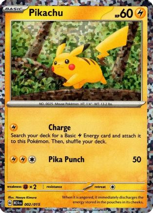 Pikachu 002/015 - McDonalds Promos 2024 Holofoil