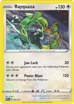 Rayquaza 014 - McDonalds Promos 2024
