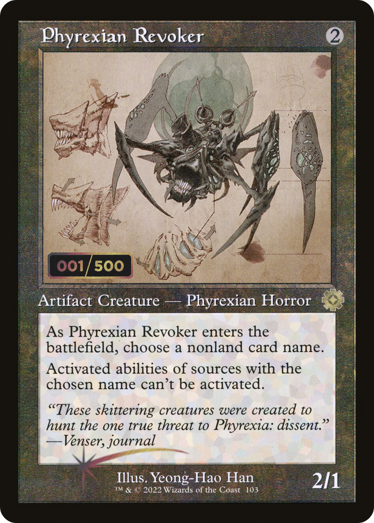 Phyrexian Revoker (BRR-103) - The Brothers' War Retro Artifacts Foil