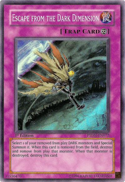 Escape from the Dark Dimension [PTDN-EN072] Super Rare - Josh's Cards