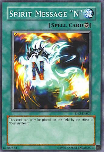 Spirit Message "N" [DB2-EN023] Common - Josh's Cards