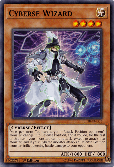 Cyberse Wizard [SP18-EN003] Common - Josh's Cards